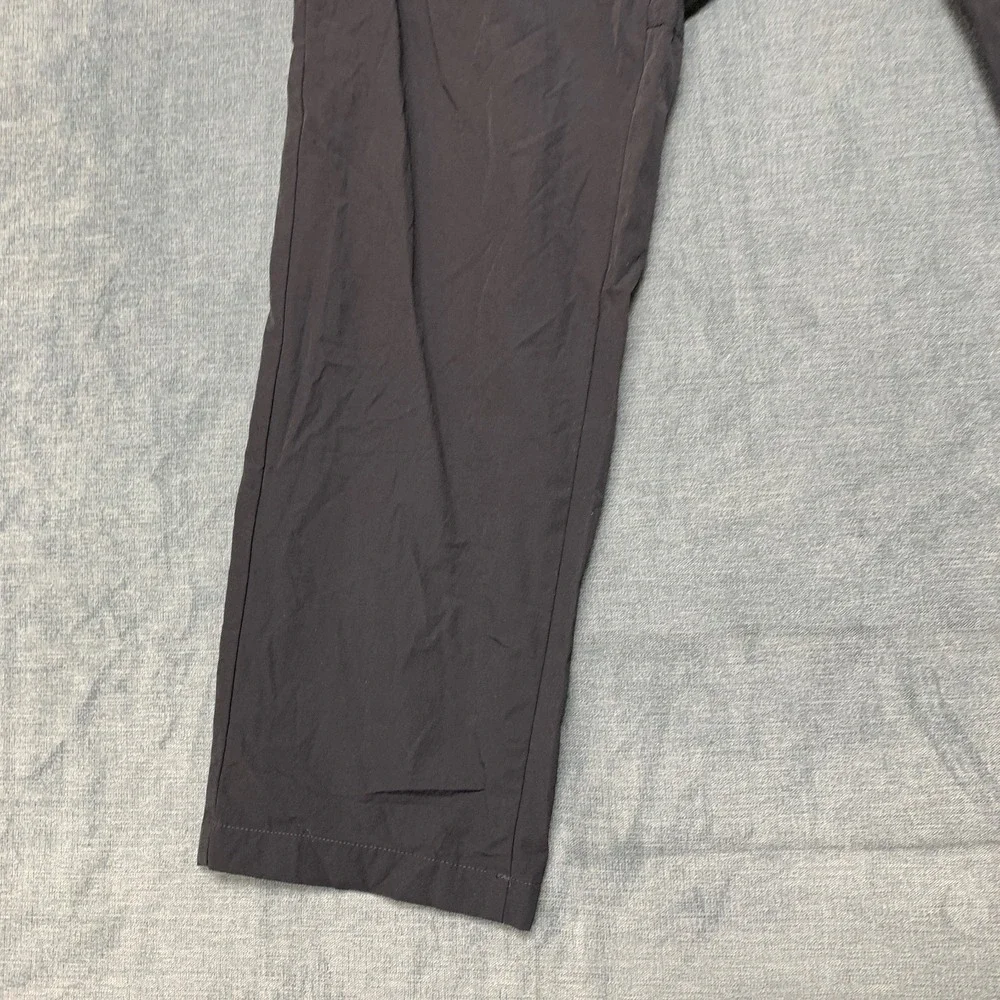 Uniqlo Casual Pants Mens XL Gray Comfort Stretch Mesh Lined Slash Pocket Outdoor